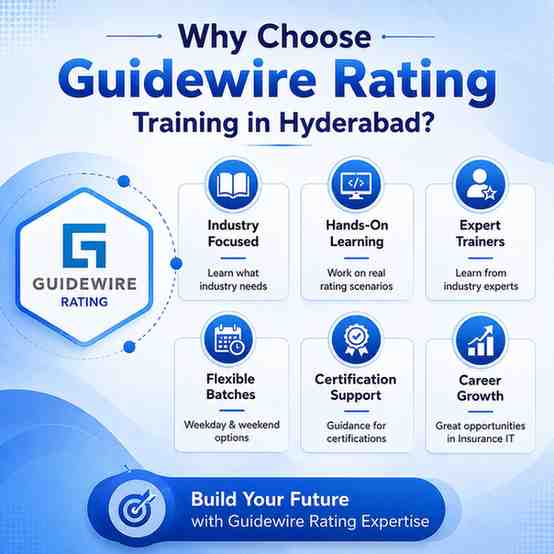 Guidewire Rating Training in Hyderabad